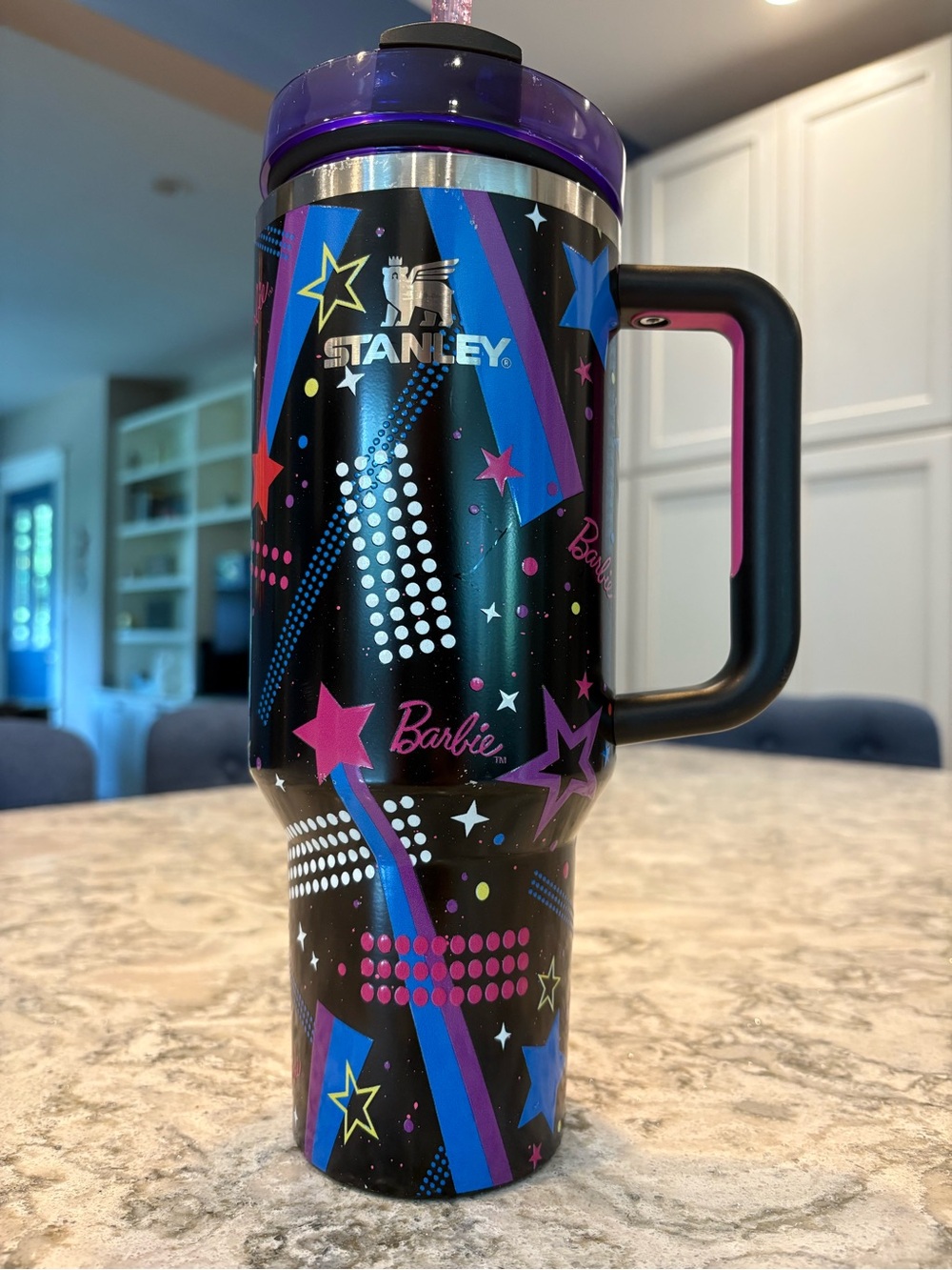 Stanley x Barbie ('90s Rockers) H2.0 FlowState™ Tumbler 40 OZ [LIMITED EDITION] - Picture 1 of 10
